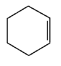 Chemical structure of a benzene ring, a fundamental hydrocarbon with six carbon atoms arranged in a hexagonal formation, commonly used in organic chemistry and various industrial applications.